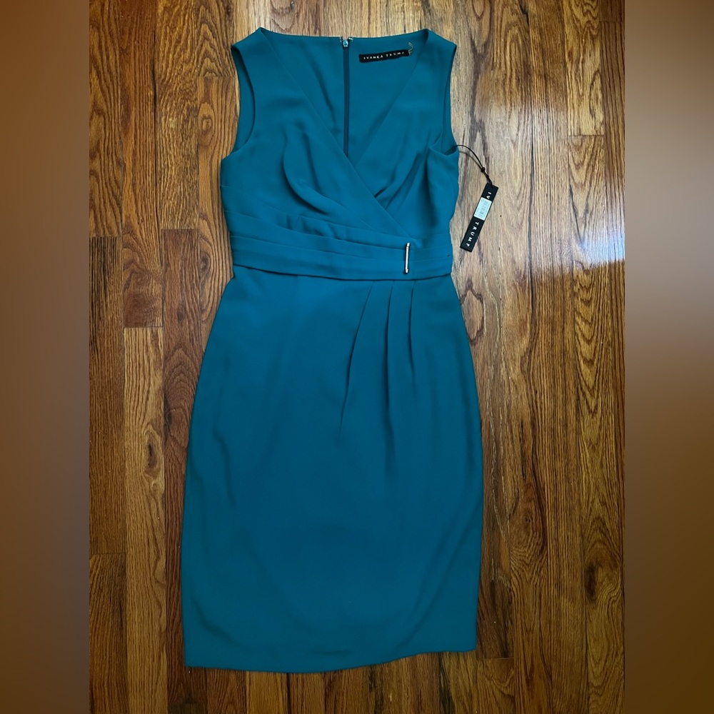 Ivanka Trump Emerald pencil dress